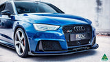 Audi RS3 (2013-2020)  8V Sportback (PFL) Front Lip Splitter Winglets (Pair)